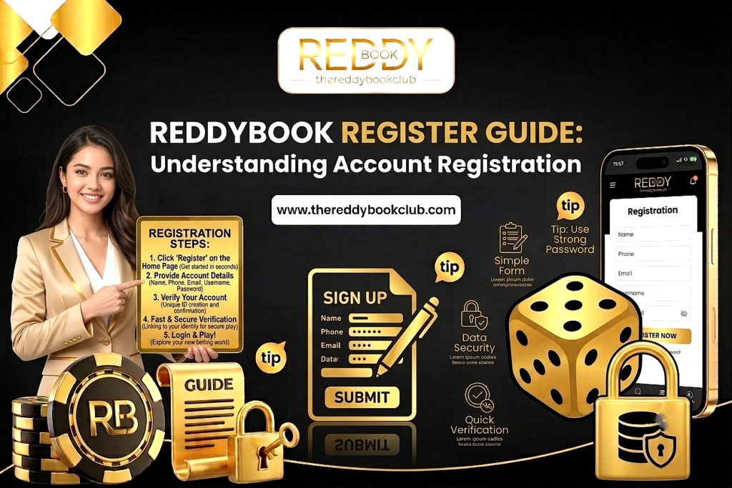 Reddybook register guide explaining account registration, secure access, verification, user experience, and important details for new users.