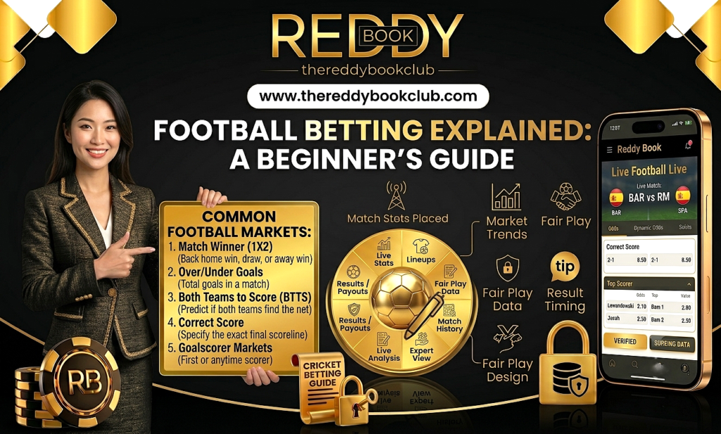Football betting explained with a beginner-friendly overview of common markets, football terminology, match insights, and key considerations.