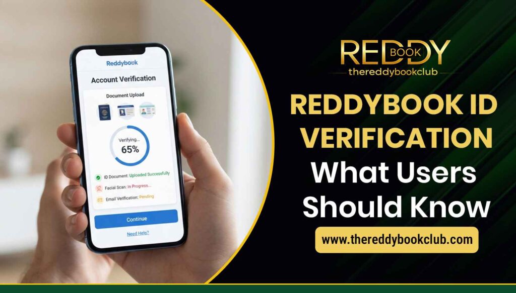 Reddybook ID verification explained with an overview of identity checks, account details, verification steps, privacy, and security considerations.
